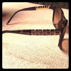 Authentic Bvlgari sunglasses- tortoise frame
